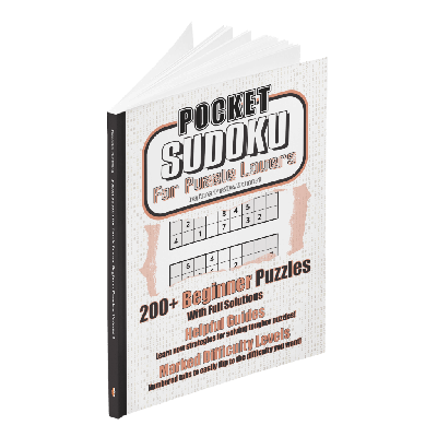 Pocket Sudoku for Puzzle Lovers: Beginner Puzzles Volume 1 book cover