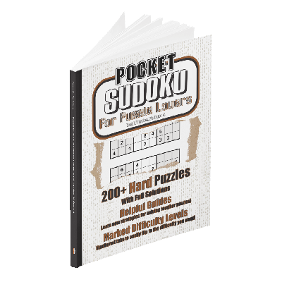 Pocket Sudoku for Puzzle Lovers: Hard Puzzles Volume 4 book cover
