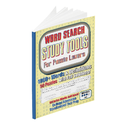 Word Search Study Tools For Puzzle Lovers: 6000 Test Words & Definitions, Volume 1 book cover