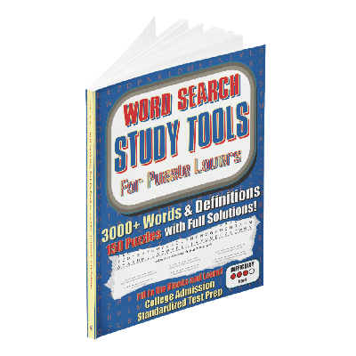 Word Search Study Tools For Puzzle Lovers: 6000 Test Words & Definitions, Volume 2 book cover