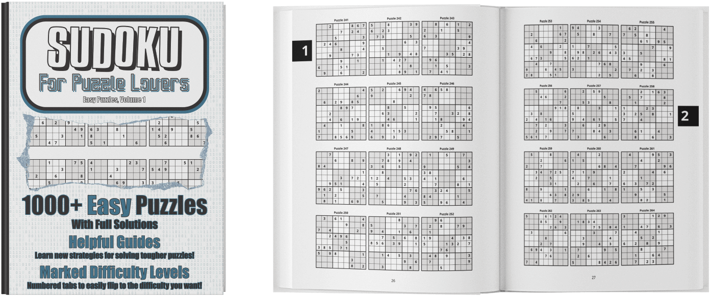 Sudoku for Puzzle Lovers — spread view