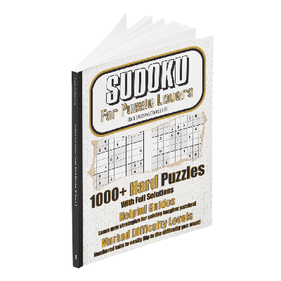 Sudoku For Puzzle Lovers: 1000+ Hard Puzzles, Volume 3 book cover