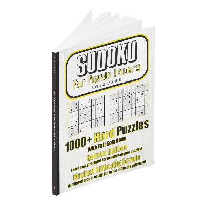 Sudoku For Puzzle Lovers: 1000+ Hard Puzzles, Volume 5 book cover