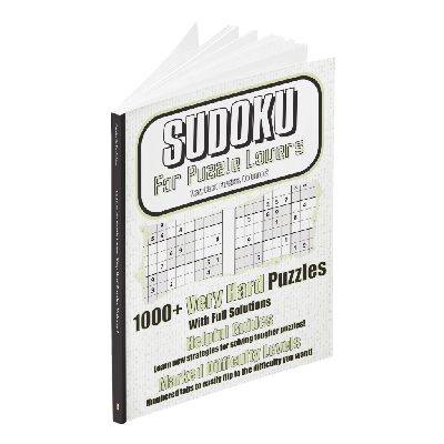 Sudoku For Puzzle Lovers: 1000+ Very Hard Puzzles, Volume 2 book cover