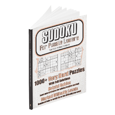 Sudoku For Puzzle Lovers: 1000+ Very Hard Puzzles, Volume 3 book cover