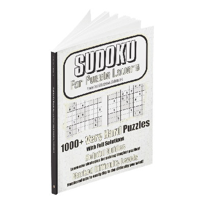 Sudoku For Puzzle Lovers: 1000+ Very Hard Puzzles, Volume 4 book cover