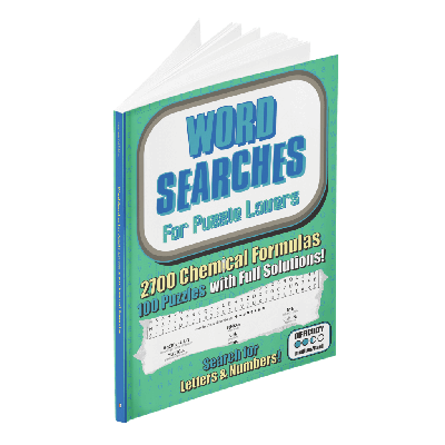 Word Searches for Puzzle Lovers: 2700 Chemical Formulas book cover