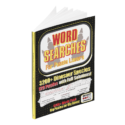 Word Searches: 3200+ Dinosaur Species
