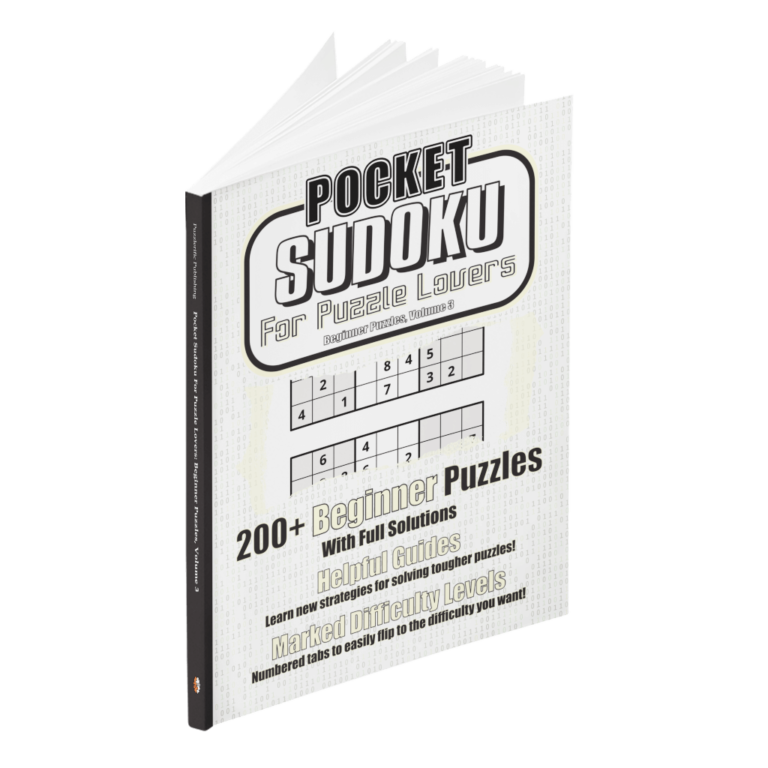 Pocket Sudoku for Puzzle Lovers: Beginner Puzzles Volume 3