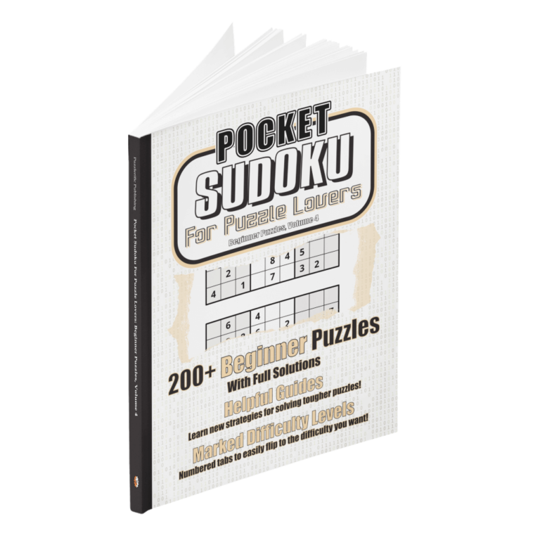 Pocket Sudoku for Puzzle Lovers: Beginner Puzzles Volume 4