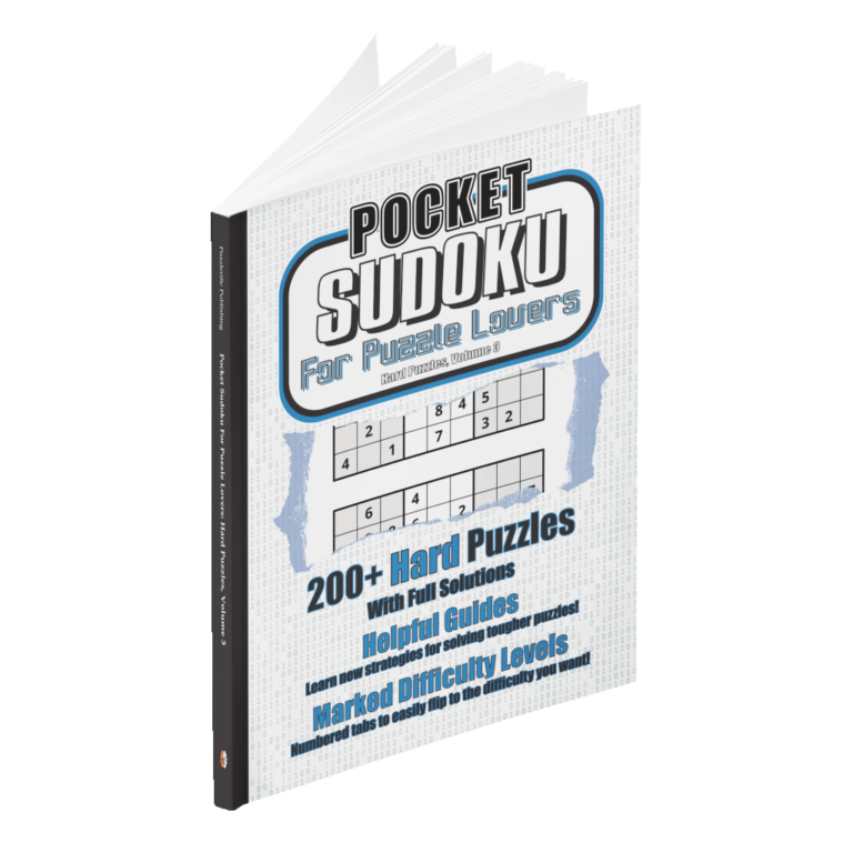 Pocket Sudoku for Puzzle Lovers: Hard Puzzles Volume 3