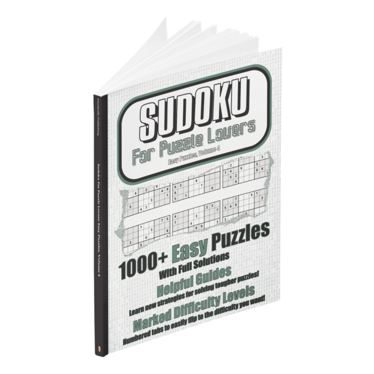 Sudoku For Puzzle Lovers: 1000+ Easy Puzzles, Volume 4