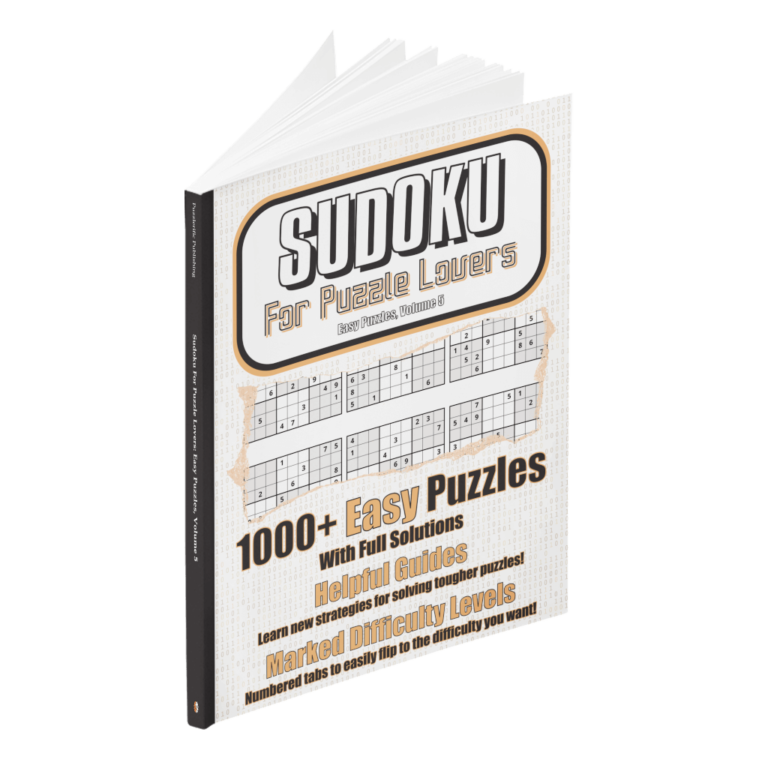 Sudoku For Puzzle Lovers: 1000+ Easy Puzzles, Volume 5