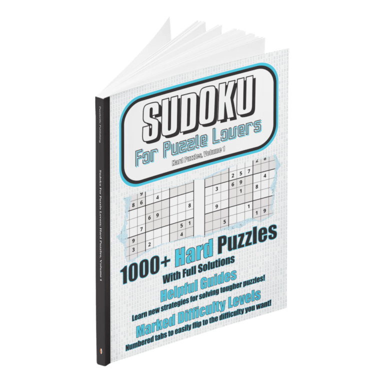Sudoku For Puzzle Lovers: 1000+ Hard Puzzles, Volume 1