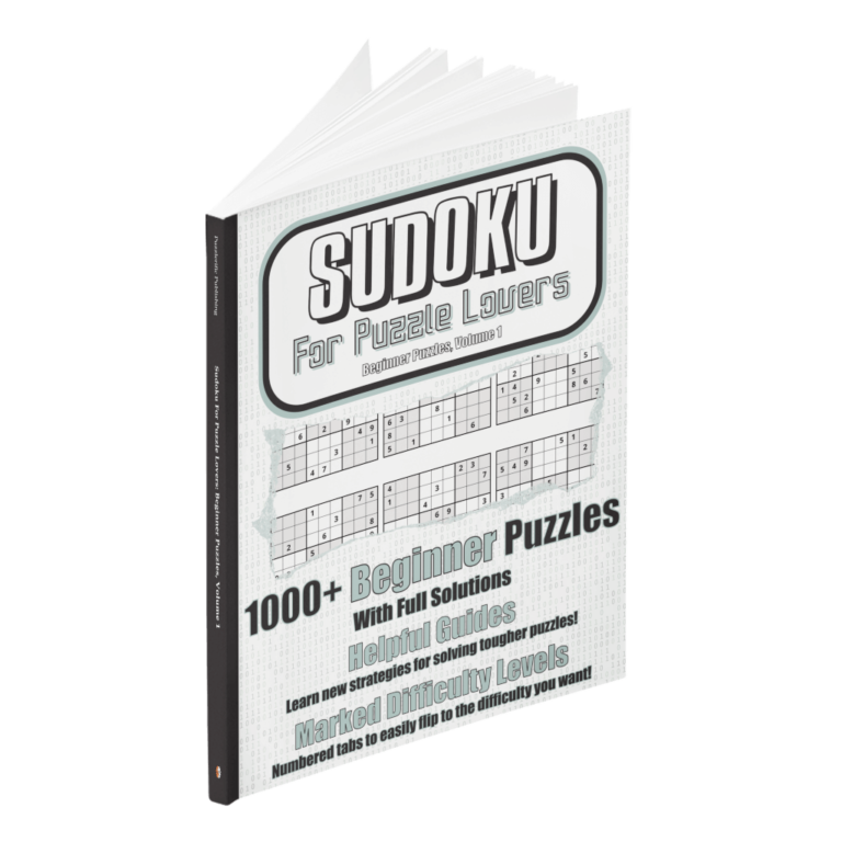 Sudoku For Puzzle Lovers: 1000+ Beginner Puzzles, Volume 1