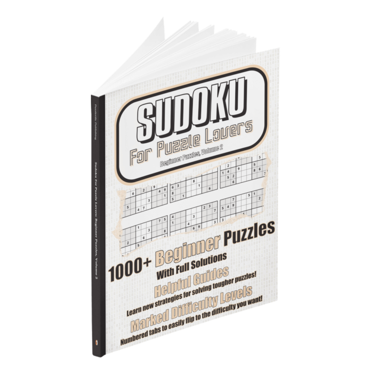 Sudoku For Puzzle Lovers: 1000+ Beginner Puzzles, Volume 2