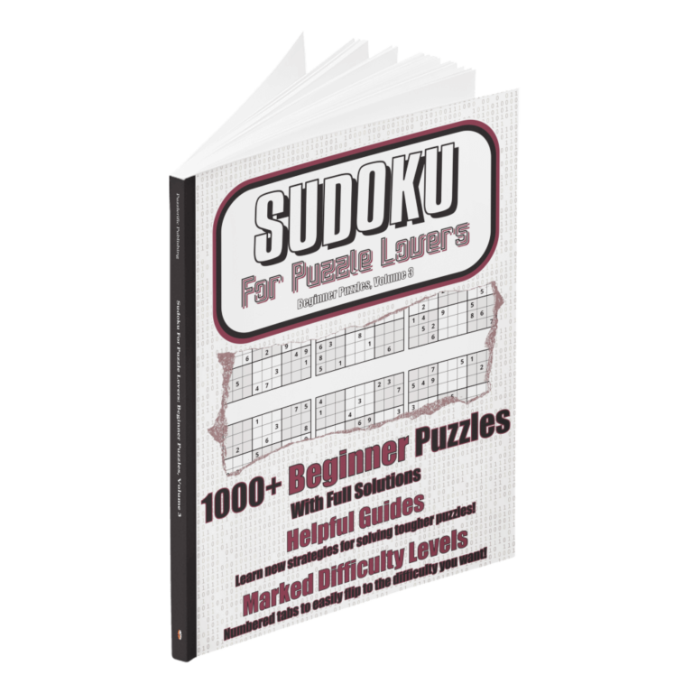 Sudoku For Puzzle Lovers: 1000+ Beginner Puzzles, Volume 3