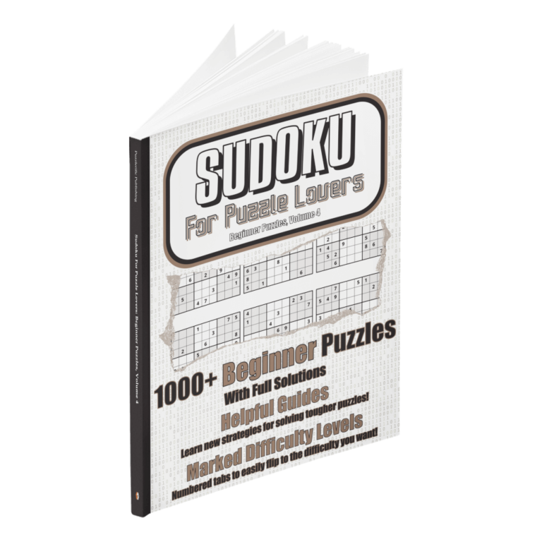 Sudoku For Puzzle Lovers: 1000+ Beginner Puzzles, Volume 4