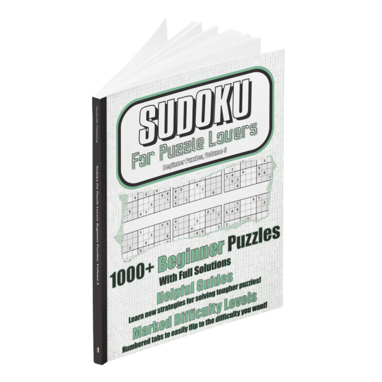 Sudoku For Puzzle Lovers: 1000+ Beginner Puzzles, Volume 5
