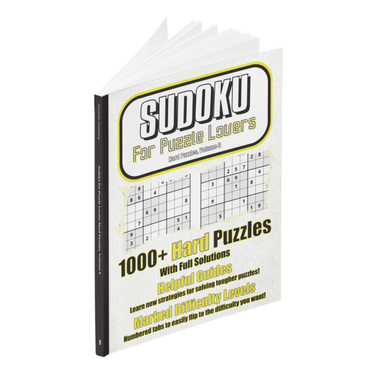 Sudoku For Puzzle Lovers: 1000+ Hard Puzzles, Volume 5