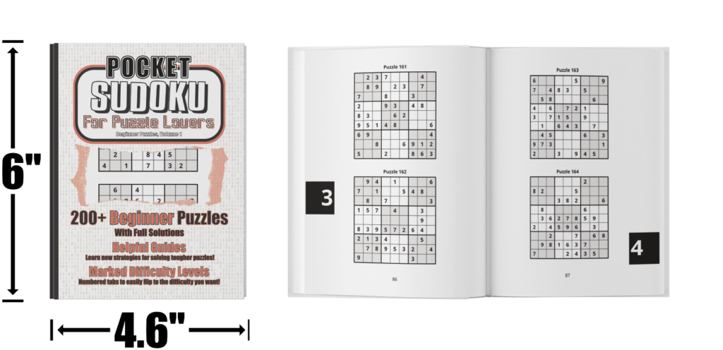 Pocket Sudoku for Puzzle Lovers: Beginner Puzzles Volume 1