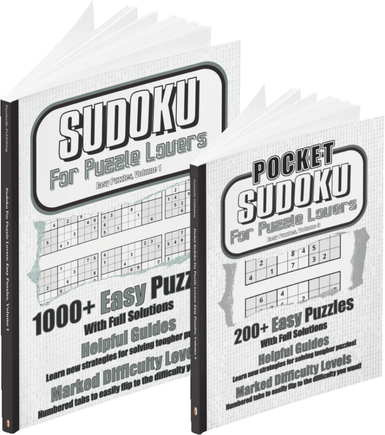 Sudoku Easy Books - Regular and Pocket