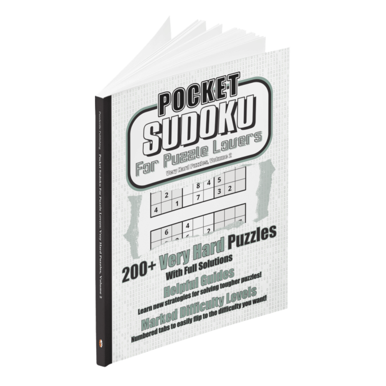 Pocket Sudoku for Puzzle Lovers: Very Hard Puzzles Volume 2