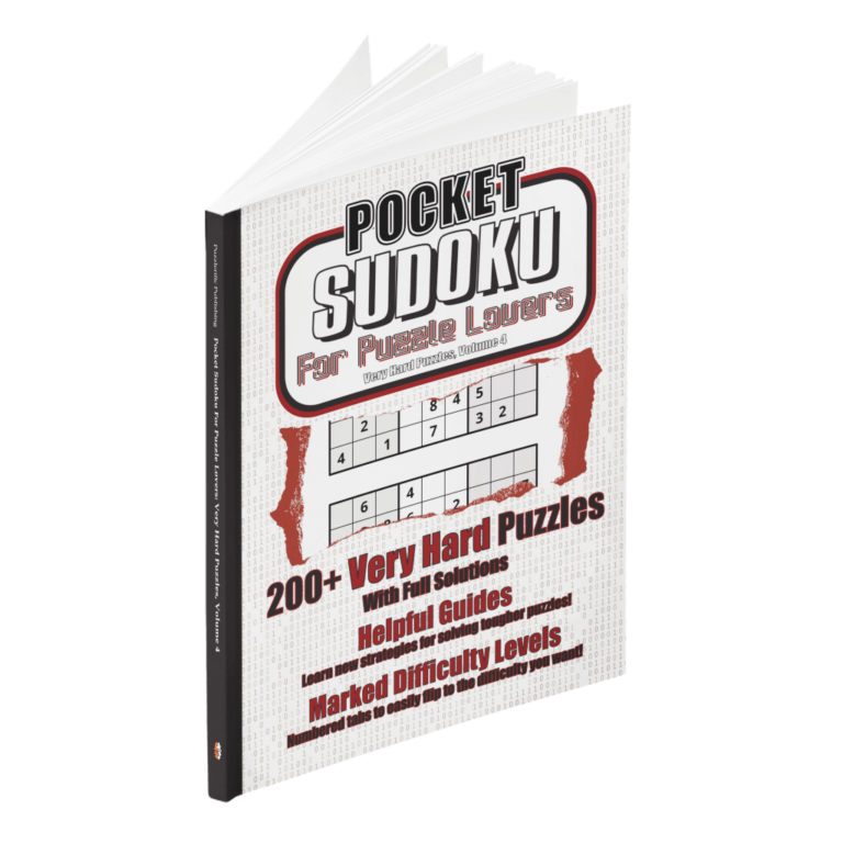 Pocket Sudoku for Puzzle Lovers: Very Hard Puzzles Volume 4