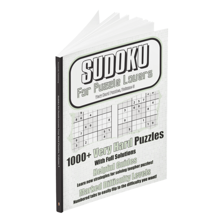 Sudoku For Puzzle Lovers: 1000+ Very Hard Puzzles, Volume 5